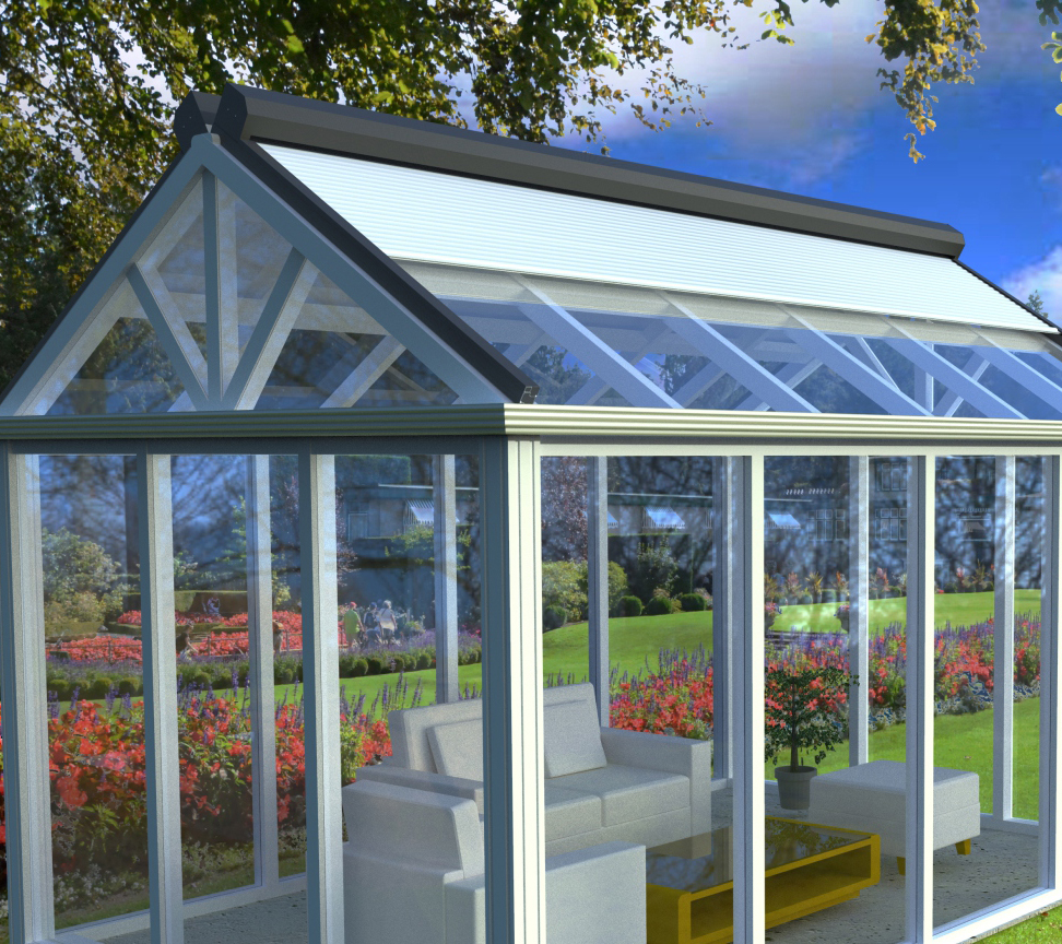 希旭智能_陽(yáng)光房鋁合金遮陽(yáng)天幕